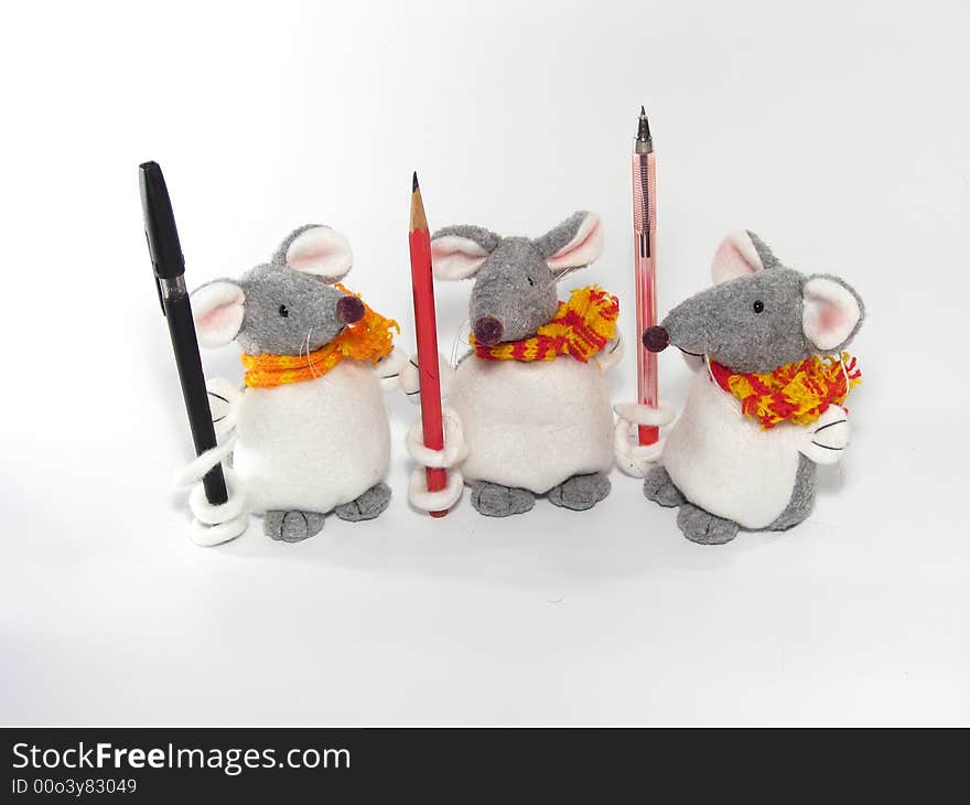 Three little mouses