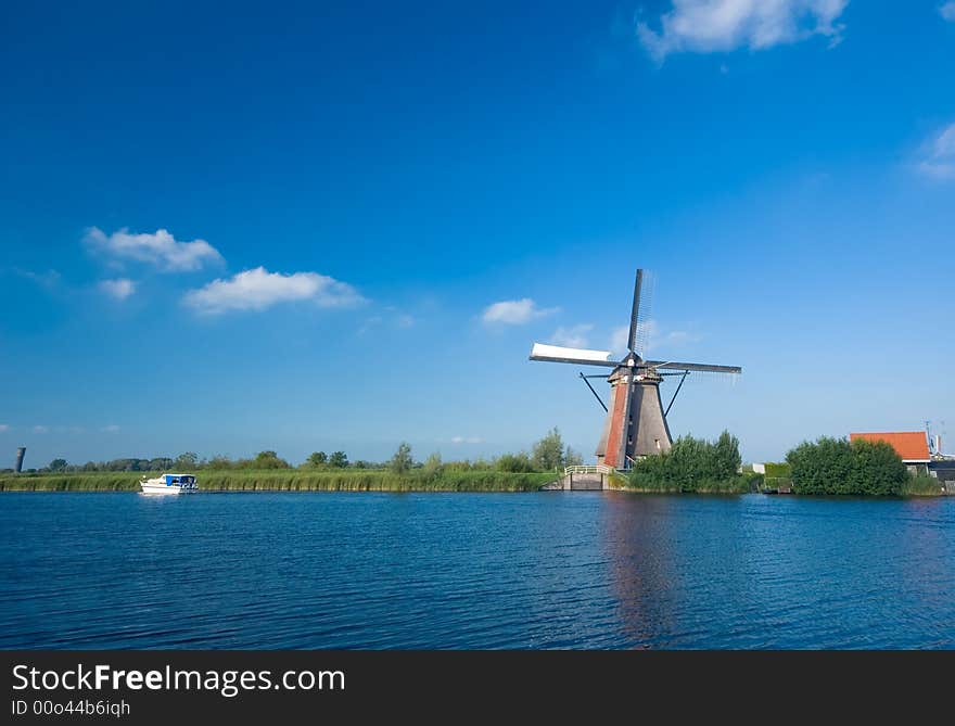 Beautiful Windmill Landscape