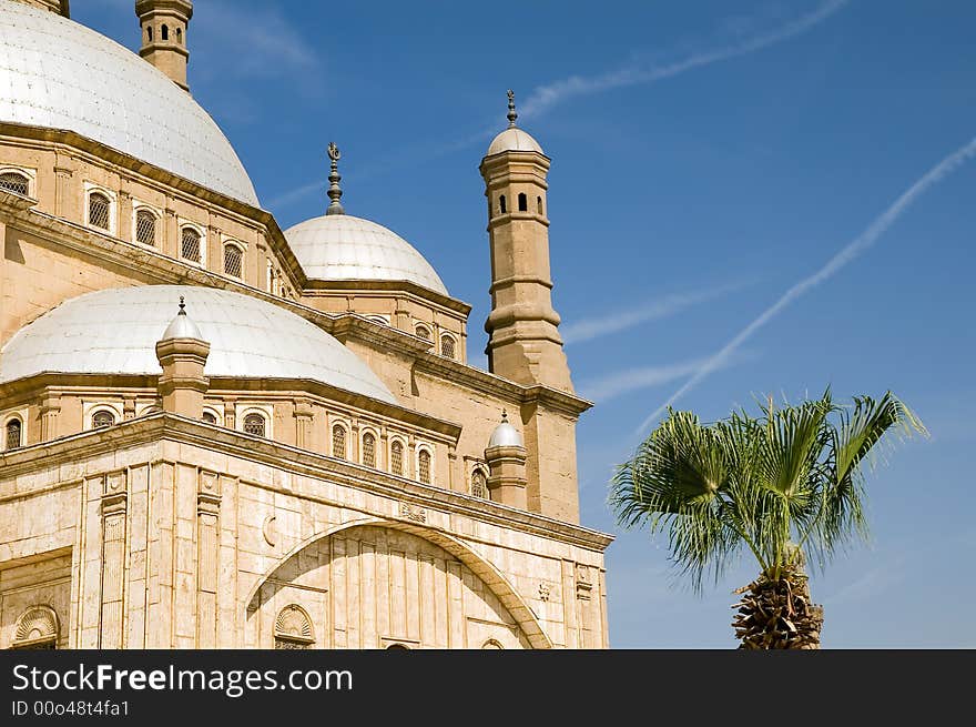 Famous mosque of Mohamed Ali (Muhammad Ali Pasha) at Saladin Citadel of Cairo, Egypt