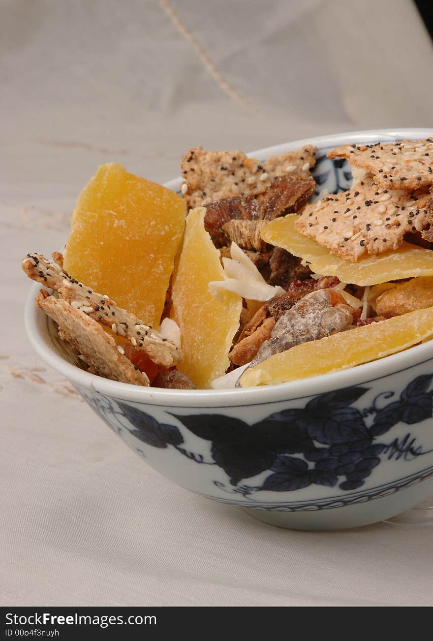 Dried Fruit and Crackers