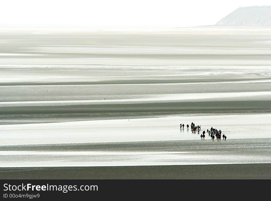 Walk on the sand