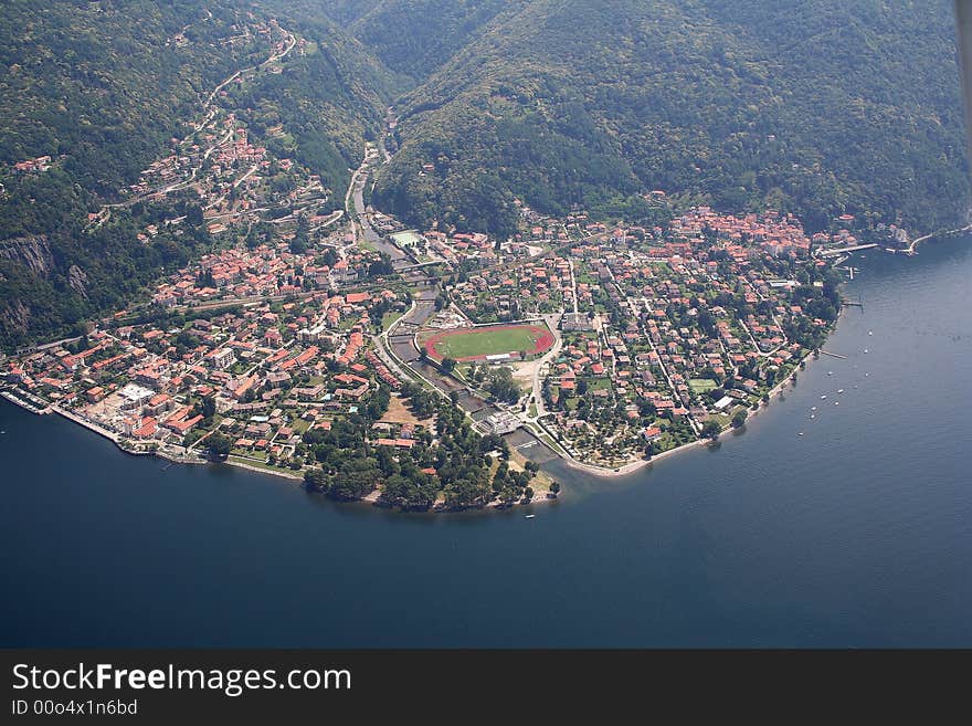 Aerial view of Maccagno More info on Maccagno . Aerial view of Maccagno More info on Maccagno