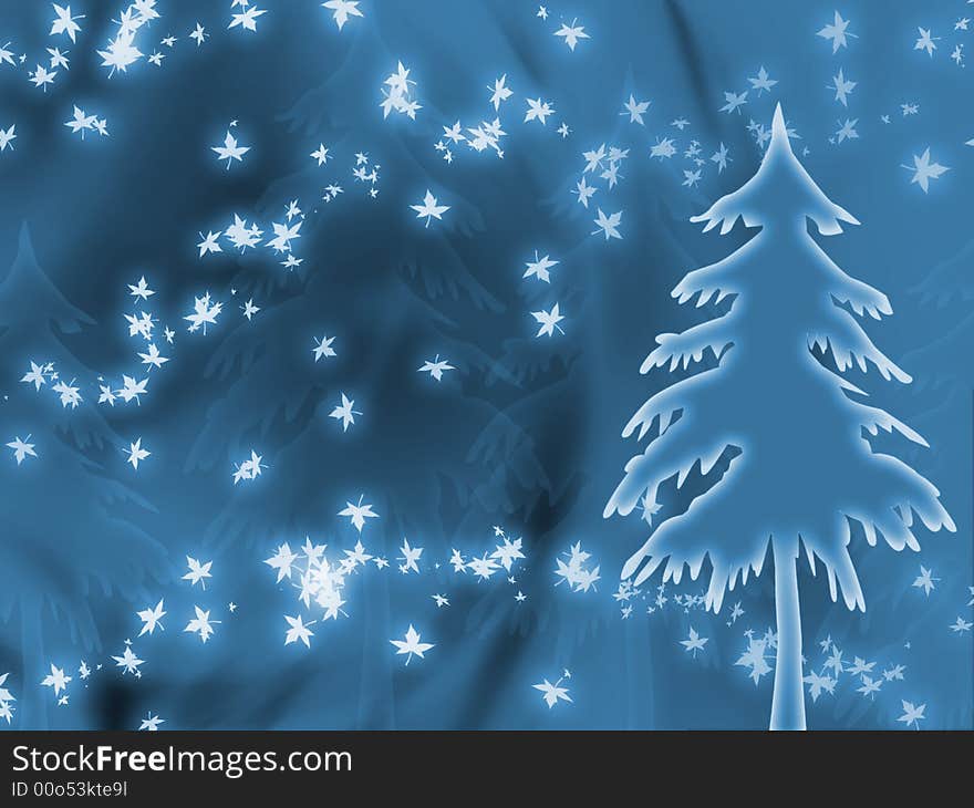 Composition of a  christmas background illustration