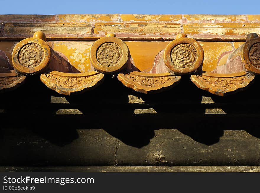 Chinese building eaves