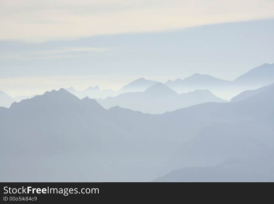 The Alps near Turin (Italy). The Alps near Turin (Italy)