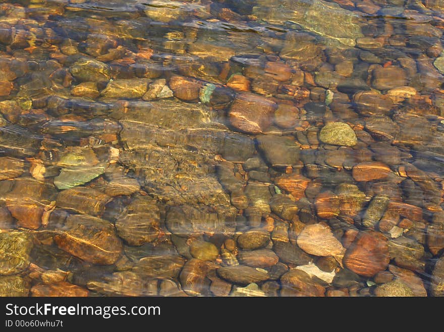 Pebbles in a river, Dordogne, France. Pebbles in a river, Dordogne, France