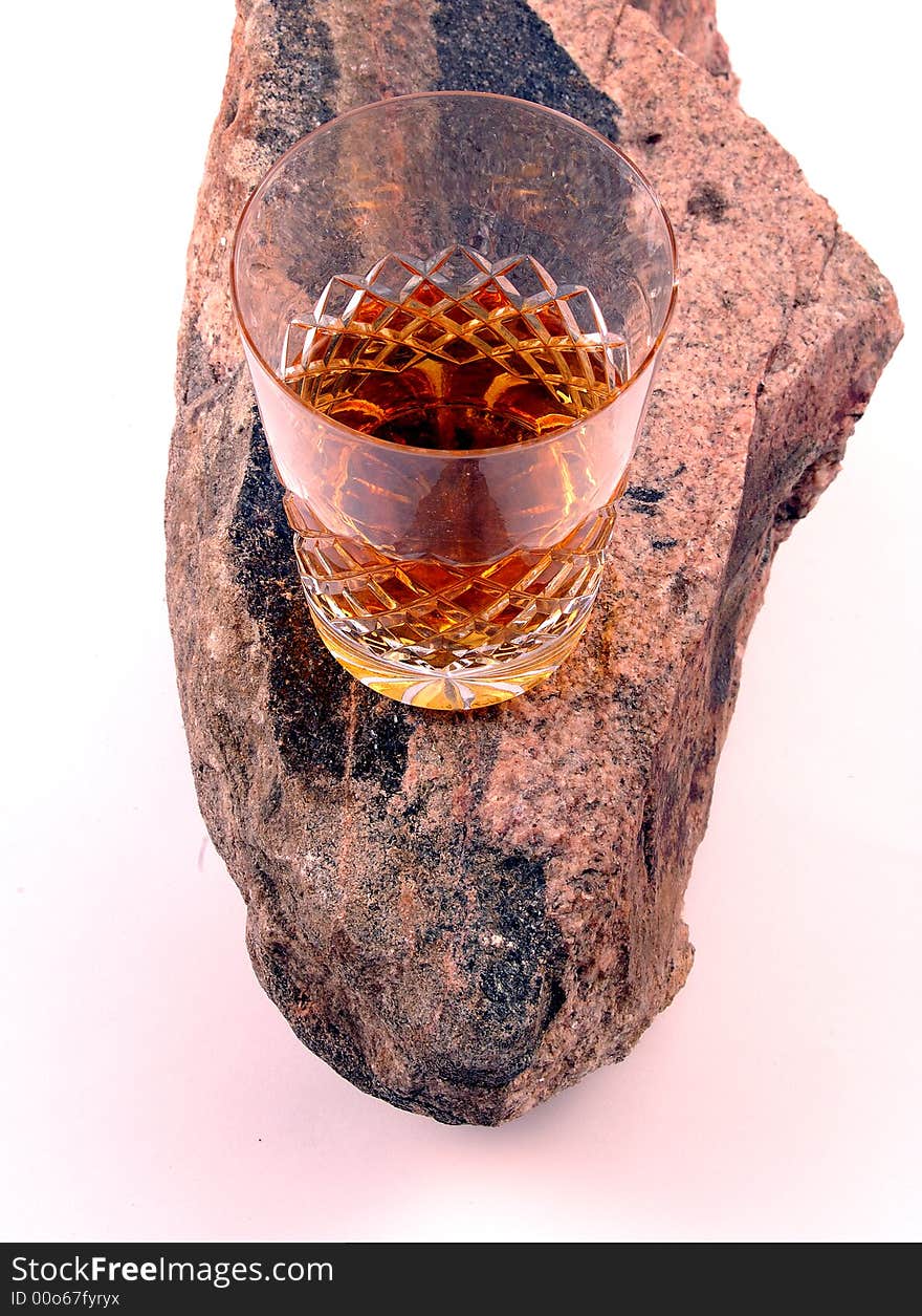 Scot on the rocks