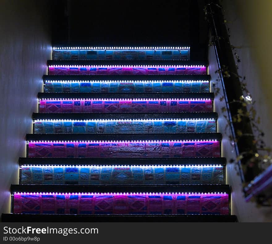 Lighted Staircase