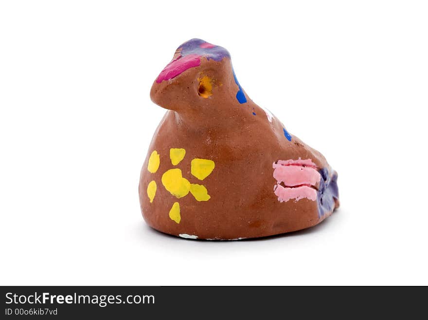 Ceramic chicken