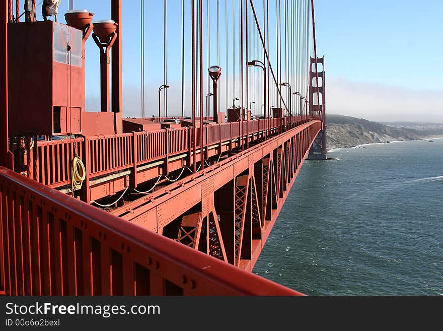 Golden Gate views.