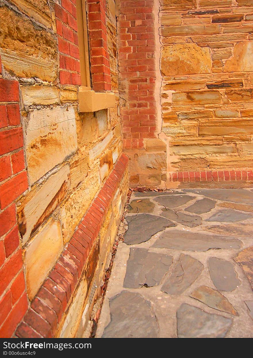 Photo taken at historic Willunga featuring architectural detail (sandstone) of the old court house building (South Australia). Photo taken at historic Willunga featuring architectural detail (sandstone) of the old court house building (South Australia).