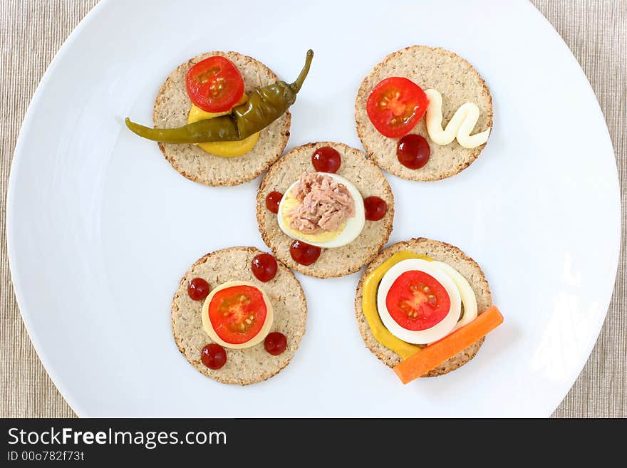 Healthy colorful platter with assorted vegetables on fancy white china. Healthy colorful platter with assorted vegetables on fancy white china