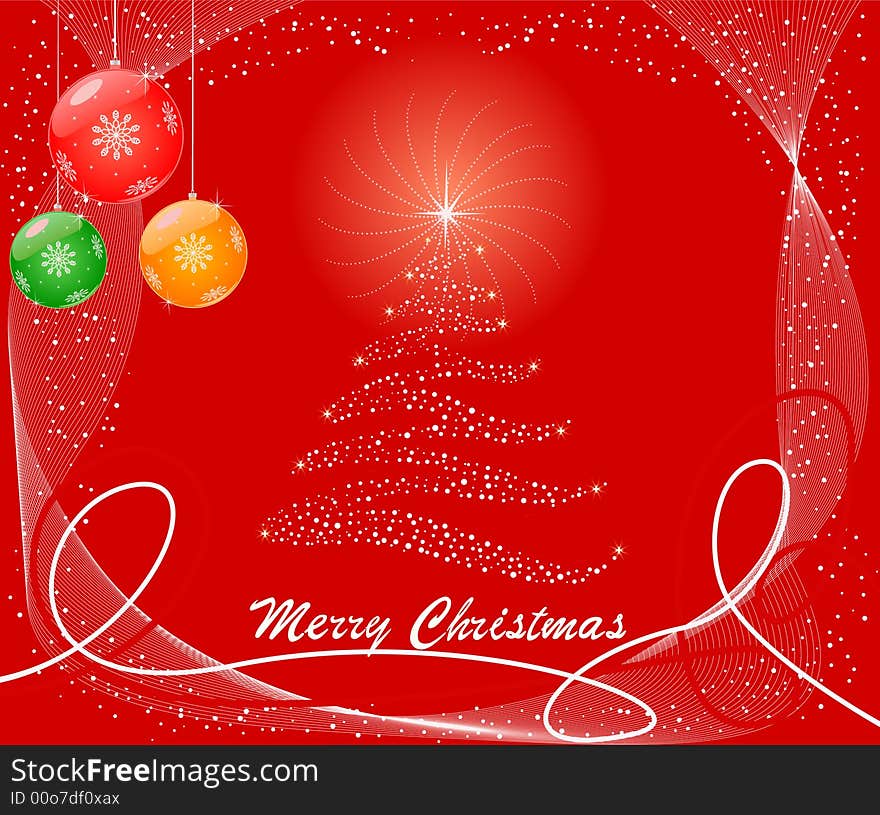 Christmas abstract artistic decor Background. Christmas abstract artistic decor Background