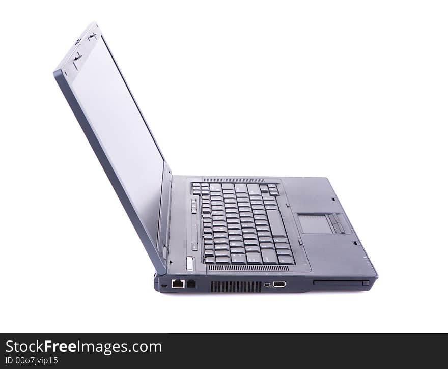 Laptop On White Background