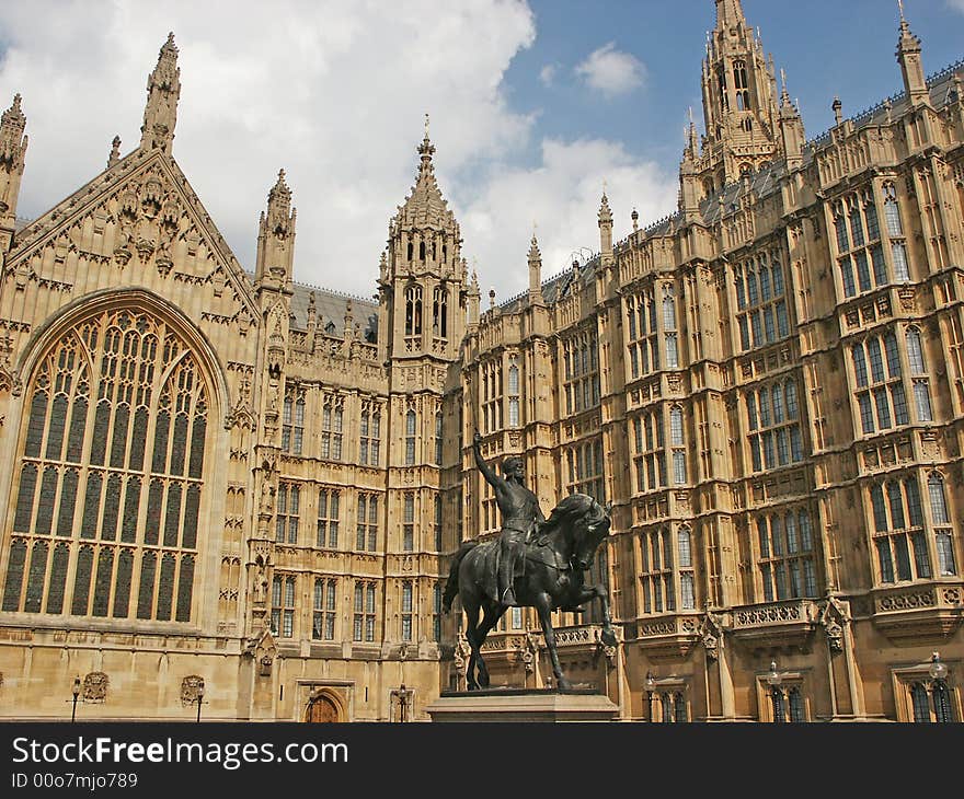 The English parliament (Britain, London). The English parliament (Britain, London)