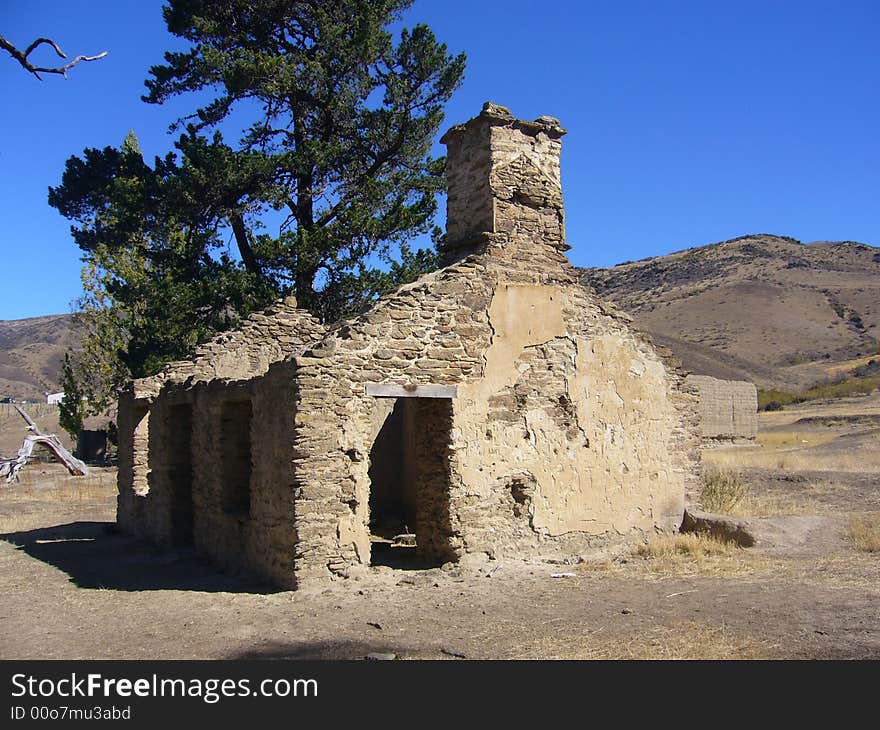 Ruins at Stewart Town, New Zealand