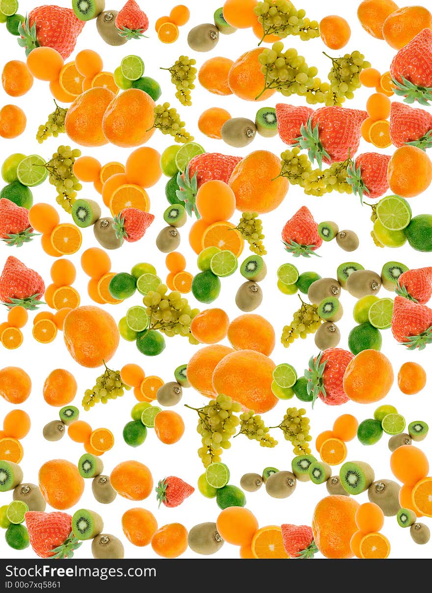 Summer fruit background