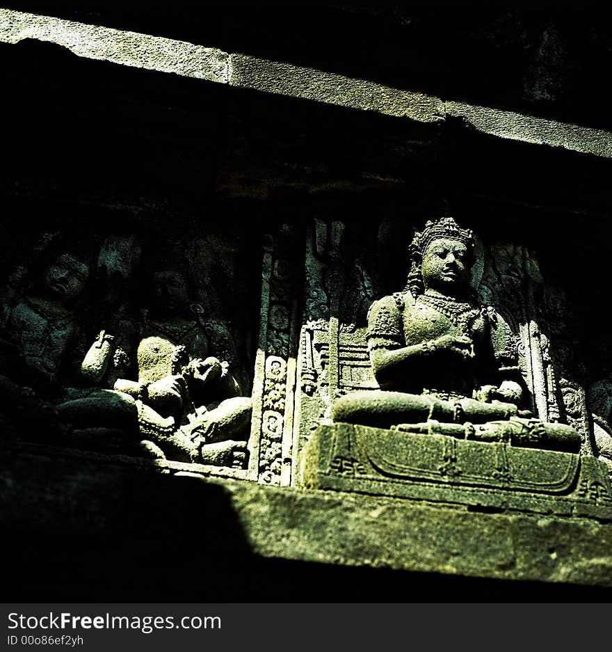 Ancient Reliefs at Prambanan