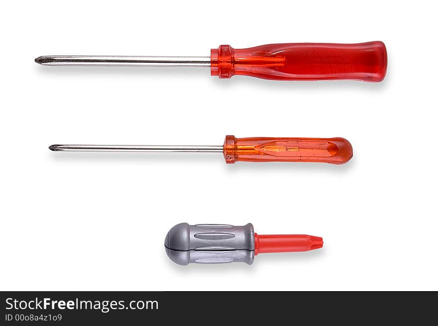 Three screwdrivers