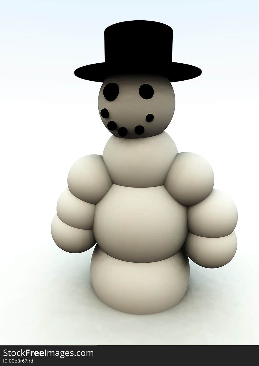 Happy Snowman 1