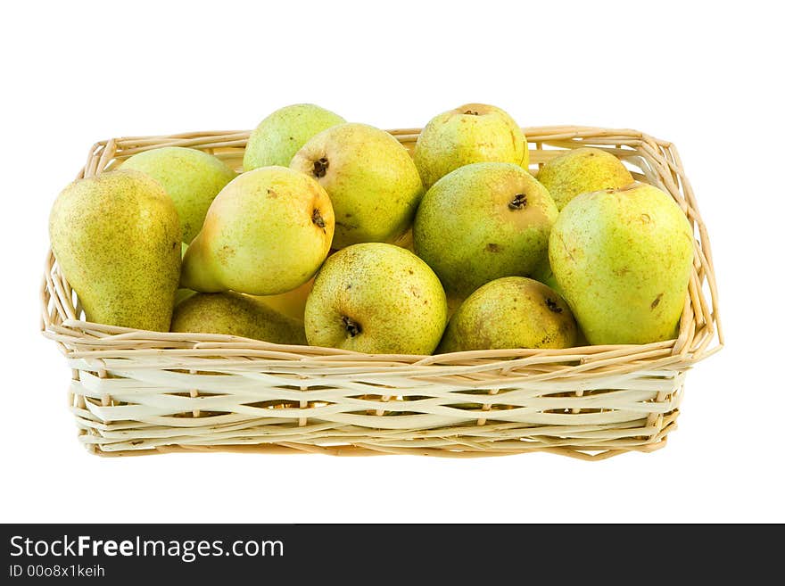 Basket Of Pears.