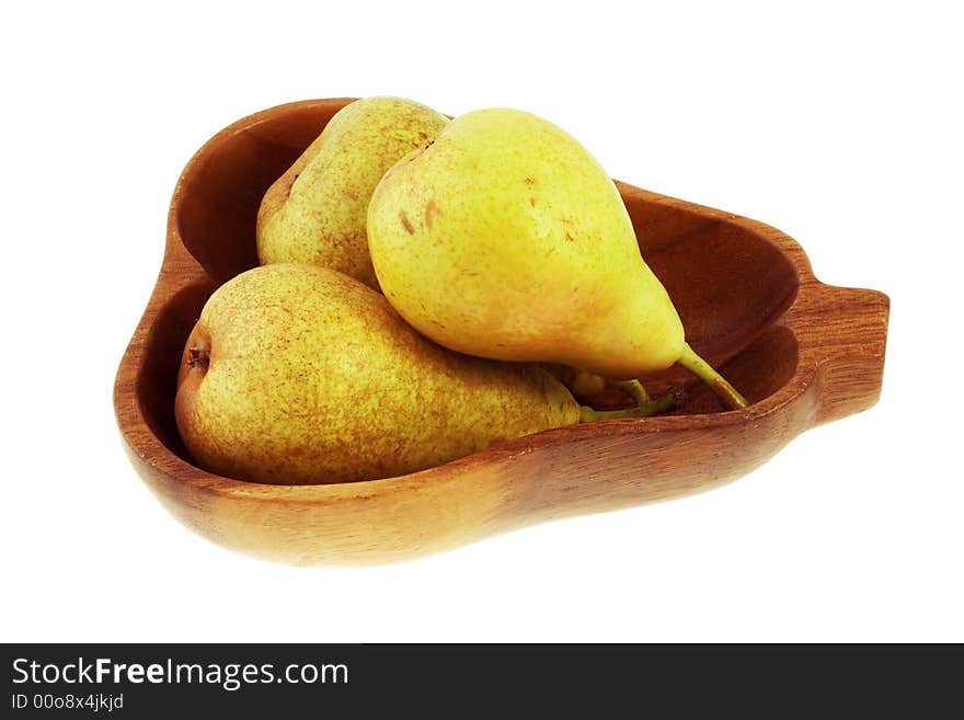 Bowl of pears.