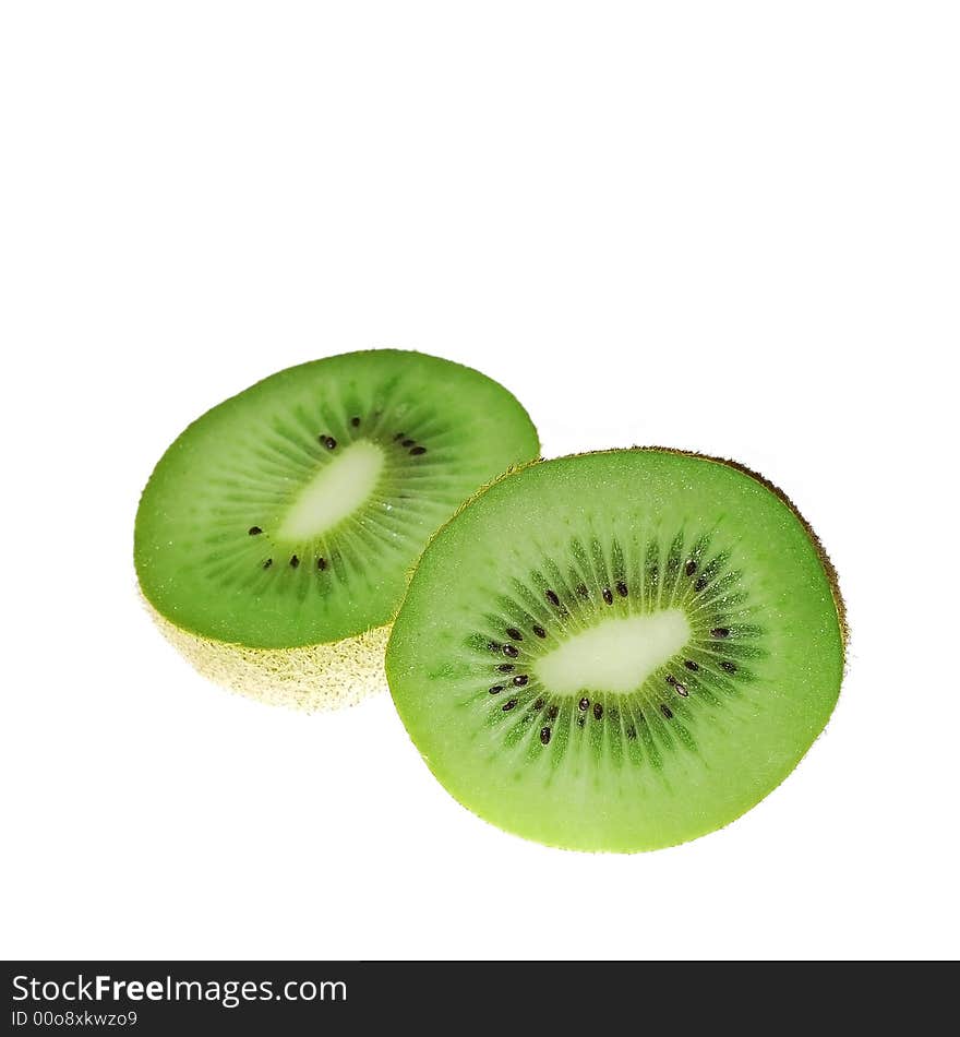 great green colors for these fresh kiwi bits. great green colors for these fresh kiwi bits