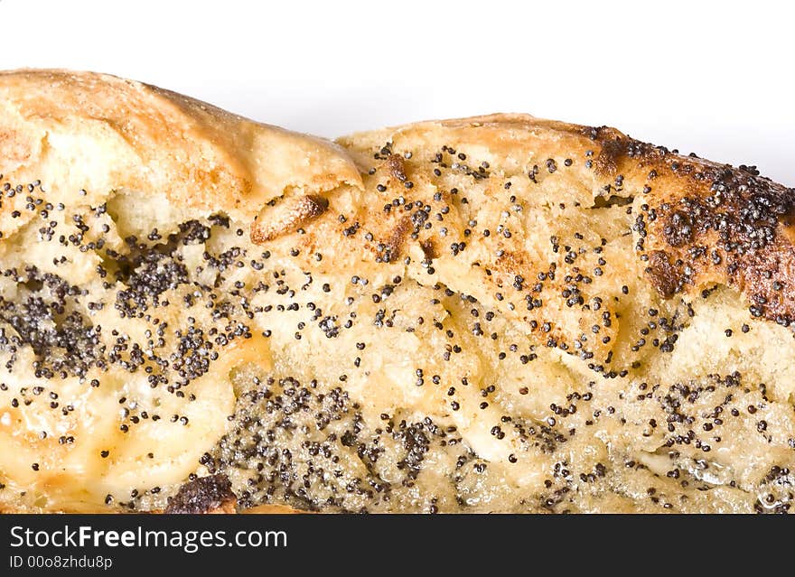 Close up of beau monde bread fresh out of the oven warm and tasty