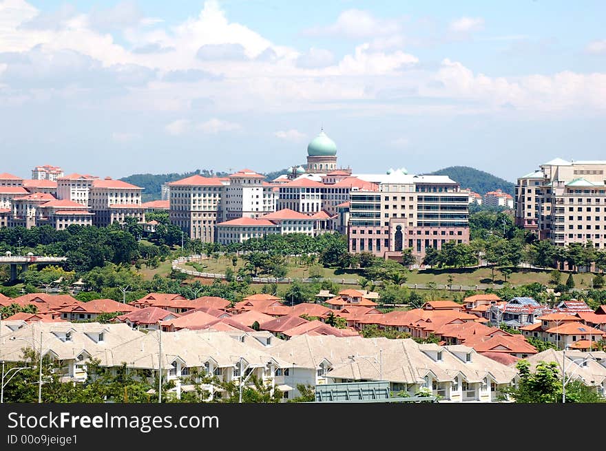 Putrajaya Malaysia, a new government administrative city and residential park.