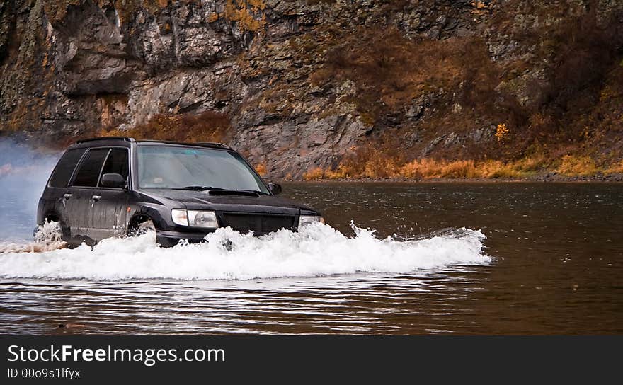 Overcoming a water barrier