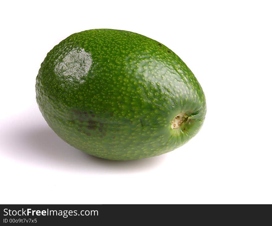 Avocado isolated on white backgroud