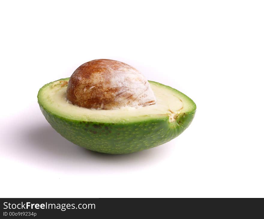 Avocado isolated on white backgroud