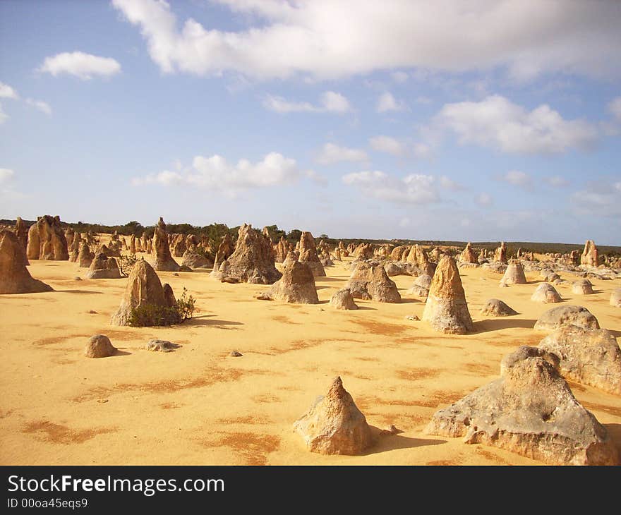 Look over the Pinnacle Desert, Western Australia