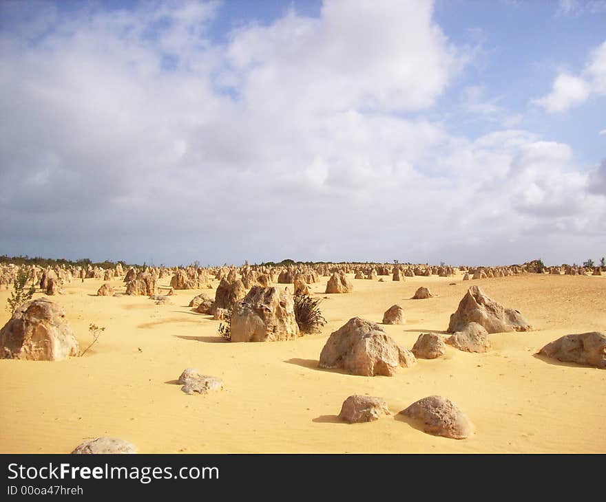 Look over the Pinnacle Desert, Western Australia