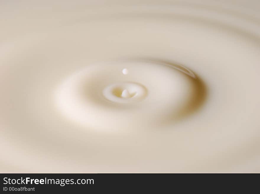 Milk droplet