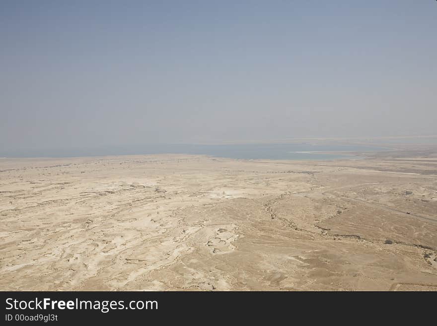 Dead Sea and surrounding desert