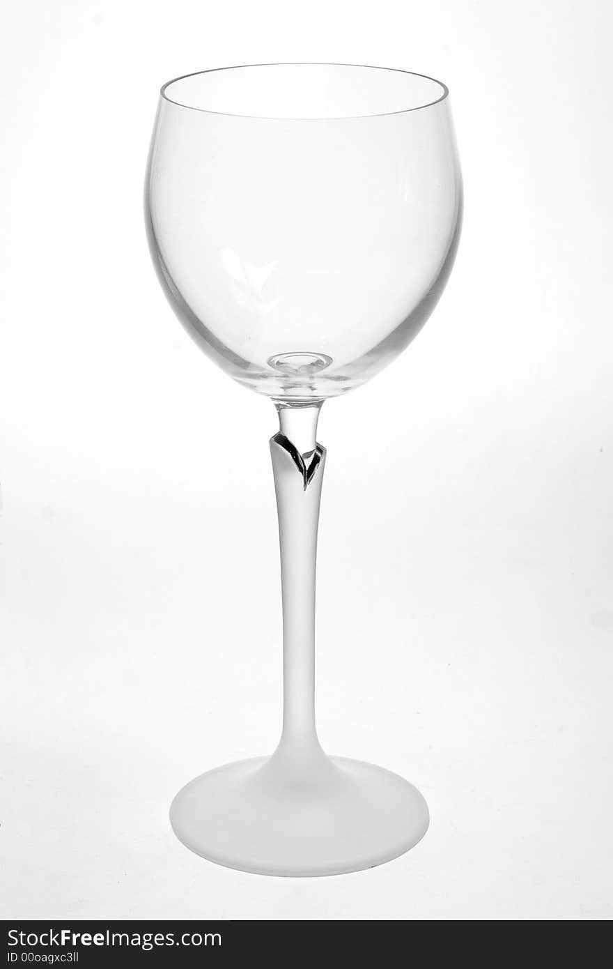 Wine glass, isolated, white background