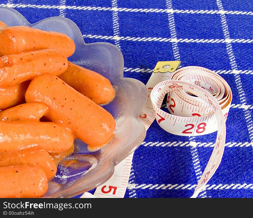 A bowl of carrotts for assisting in weight loss. A bowl of carrotts for assisting in weight loss.