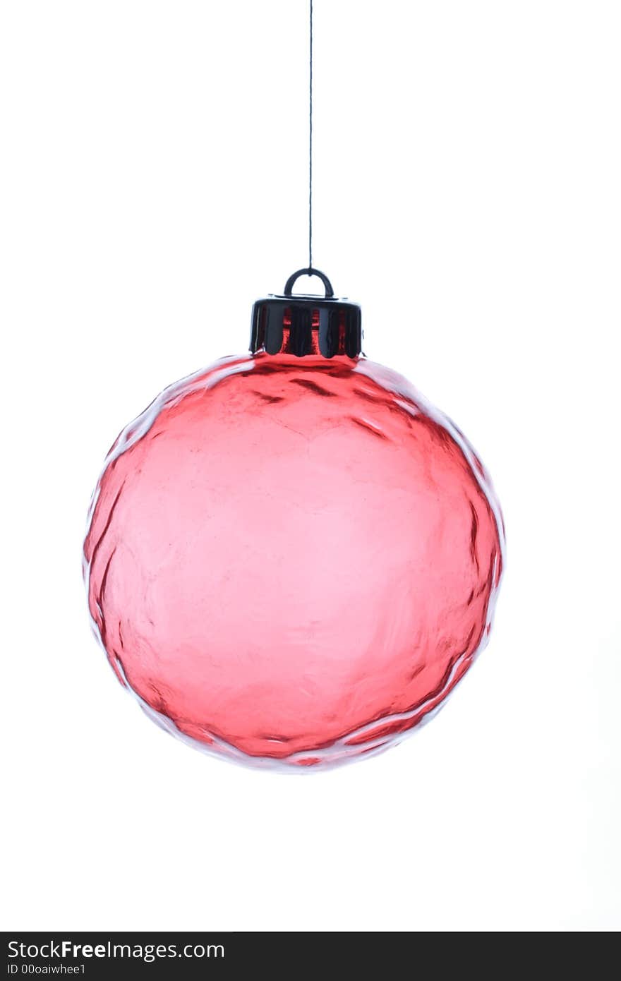 Christmas ornament on a white background