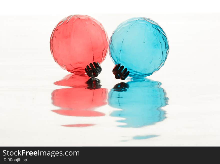 Christmas ornament on a white background