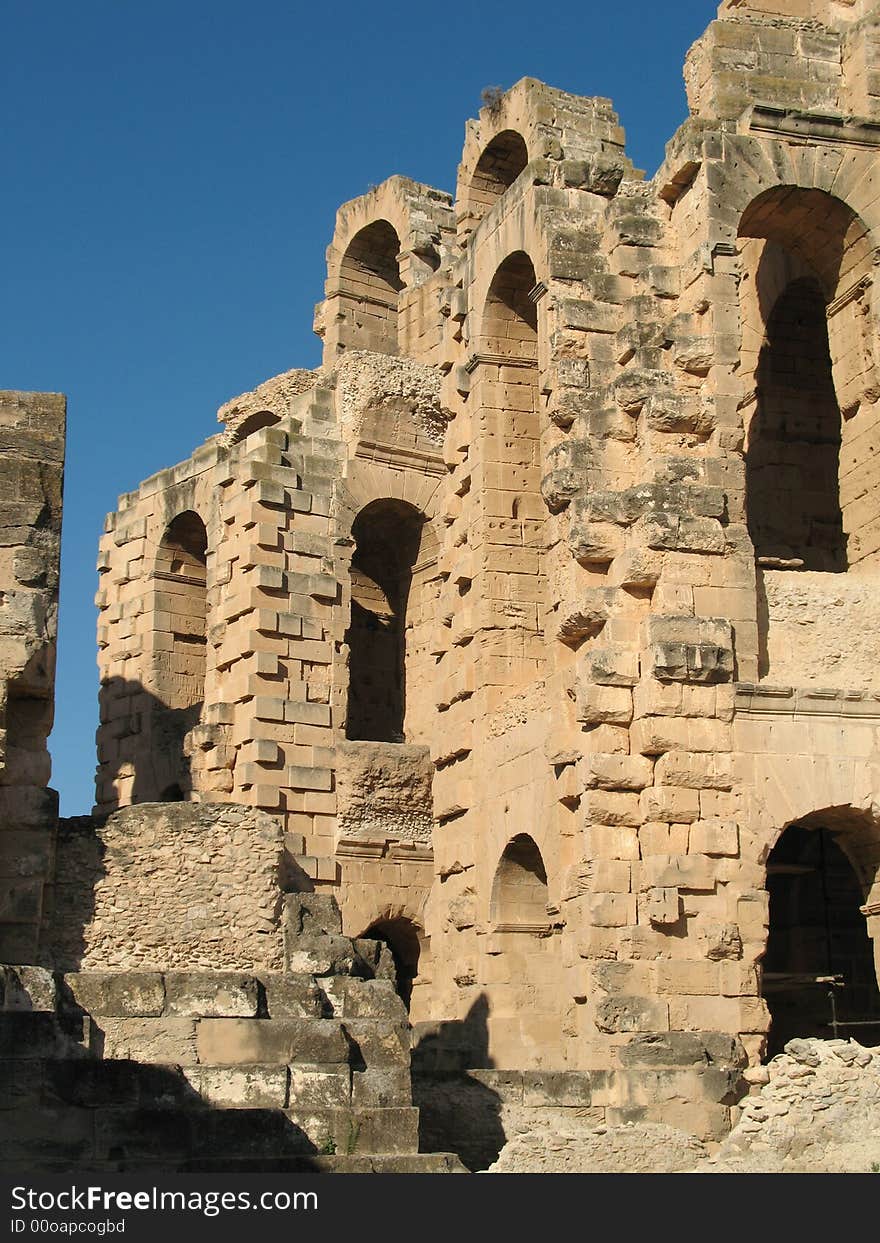 Tunis coliseum at el jem