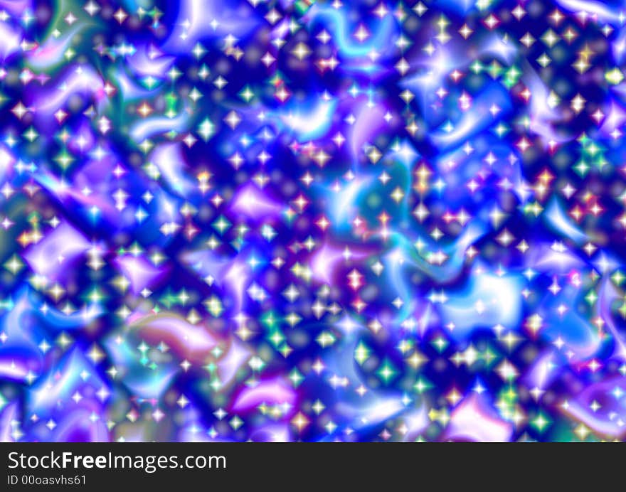 Abstract background - bright light. A background consisting of set of fantastic sparks