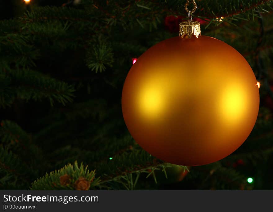 Christmas decoration - christams tree with bulbs. Christmas decoration - christams tree with bulbs