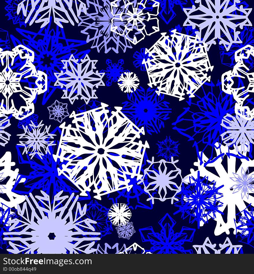 Seamless Snowflake Wallpaper