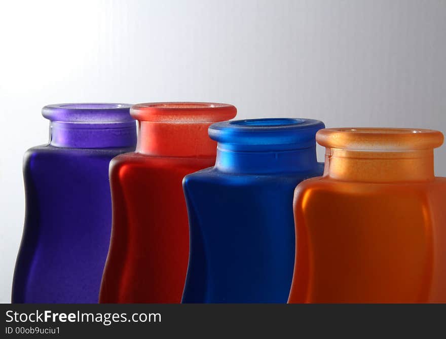 Some colors of original bottles. Some colors of original bottles