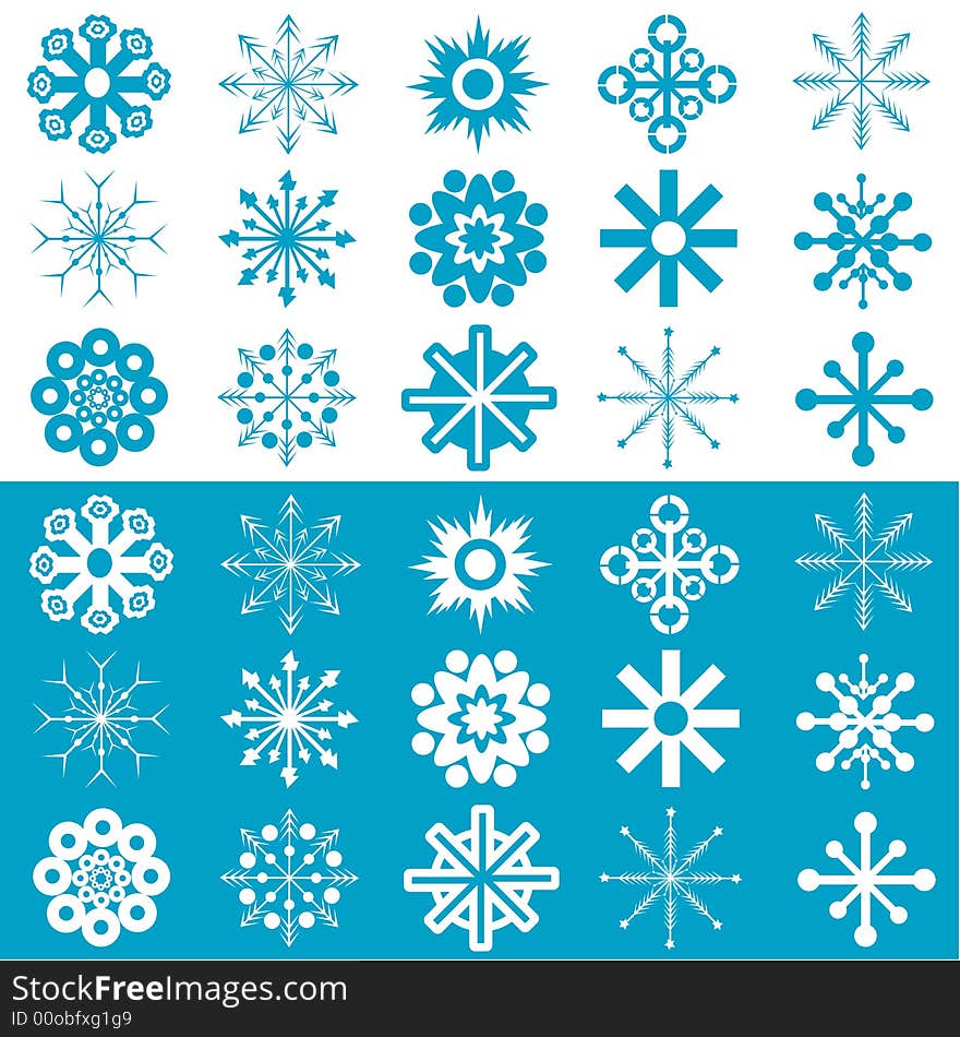 Snowflakes Vector