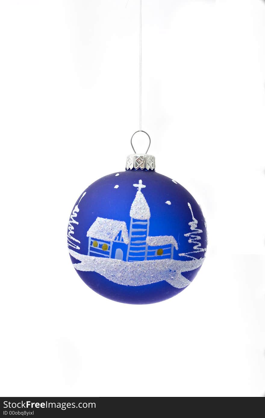 Blue Christmas Balls