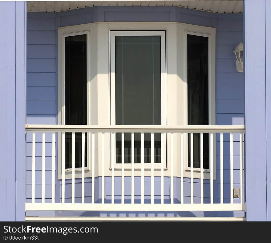 Front Porch Area Of A Colorful Home