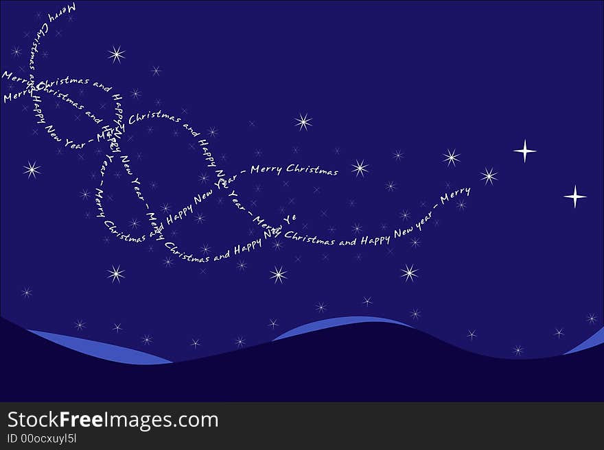 Vector file for Christmas greeting card