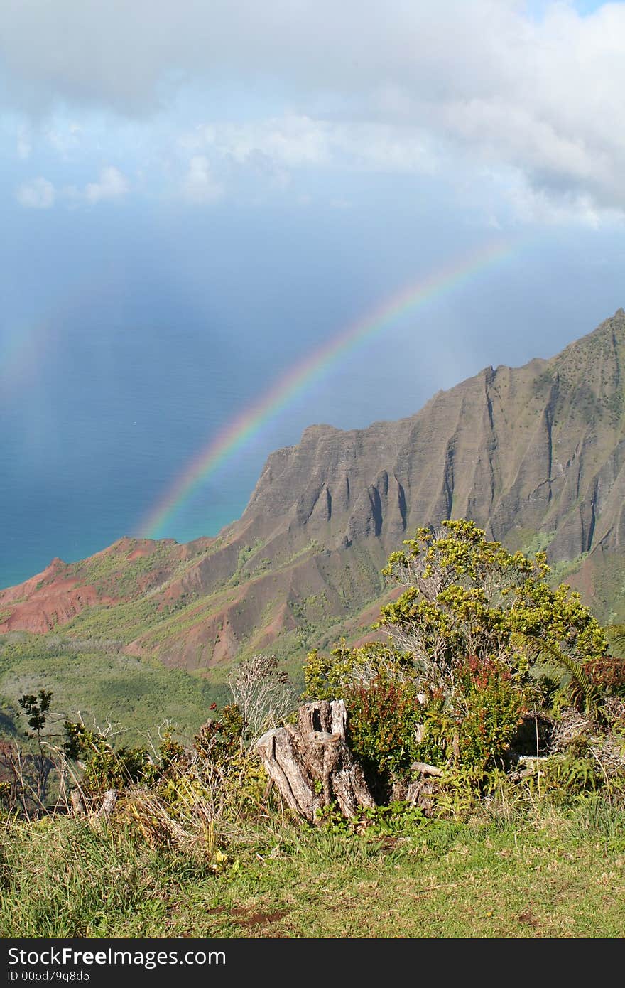 Rainbow and Sea